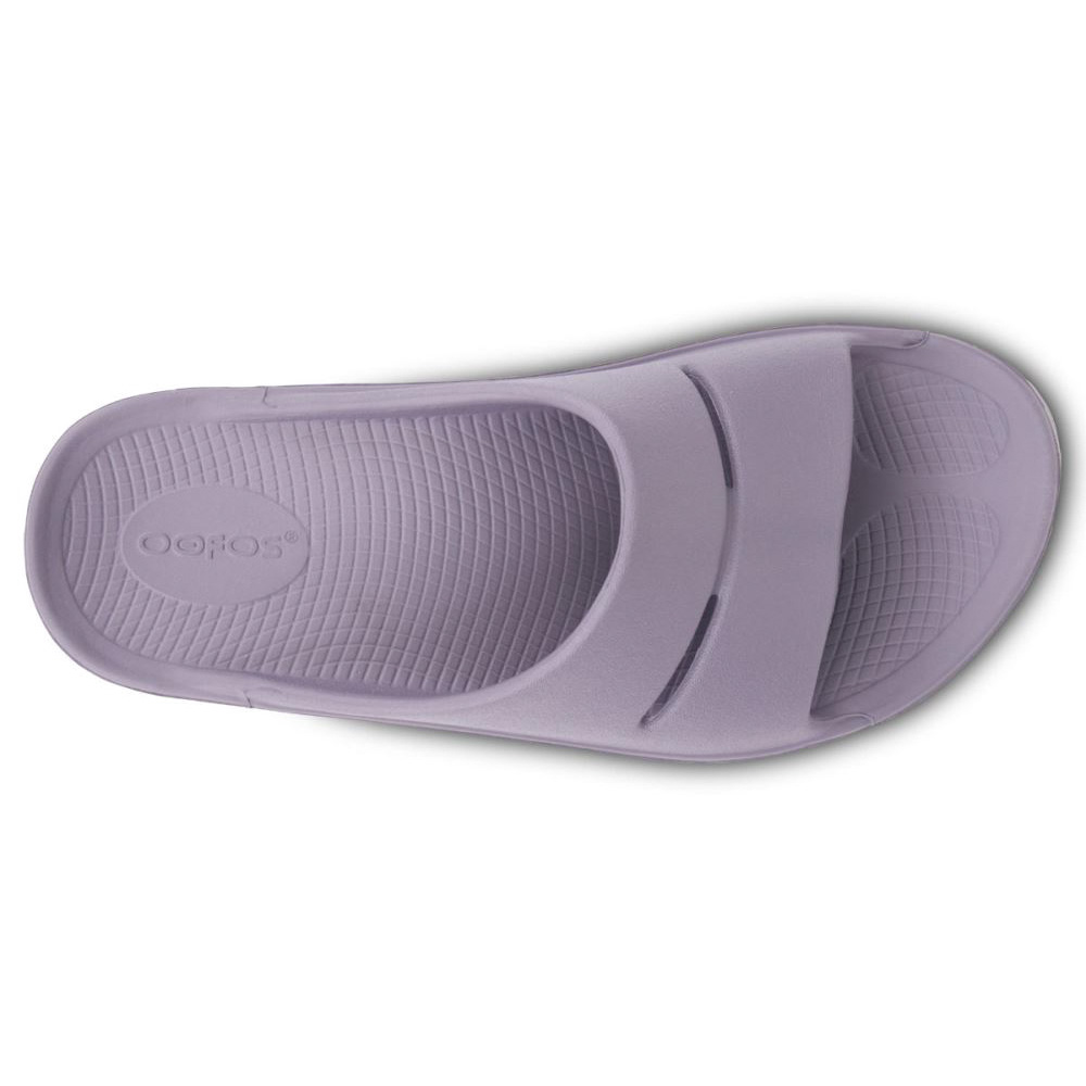 OOFOS OOahh Papucs Sandal Lila | HB27CQQ