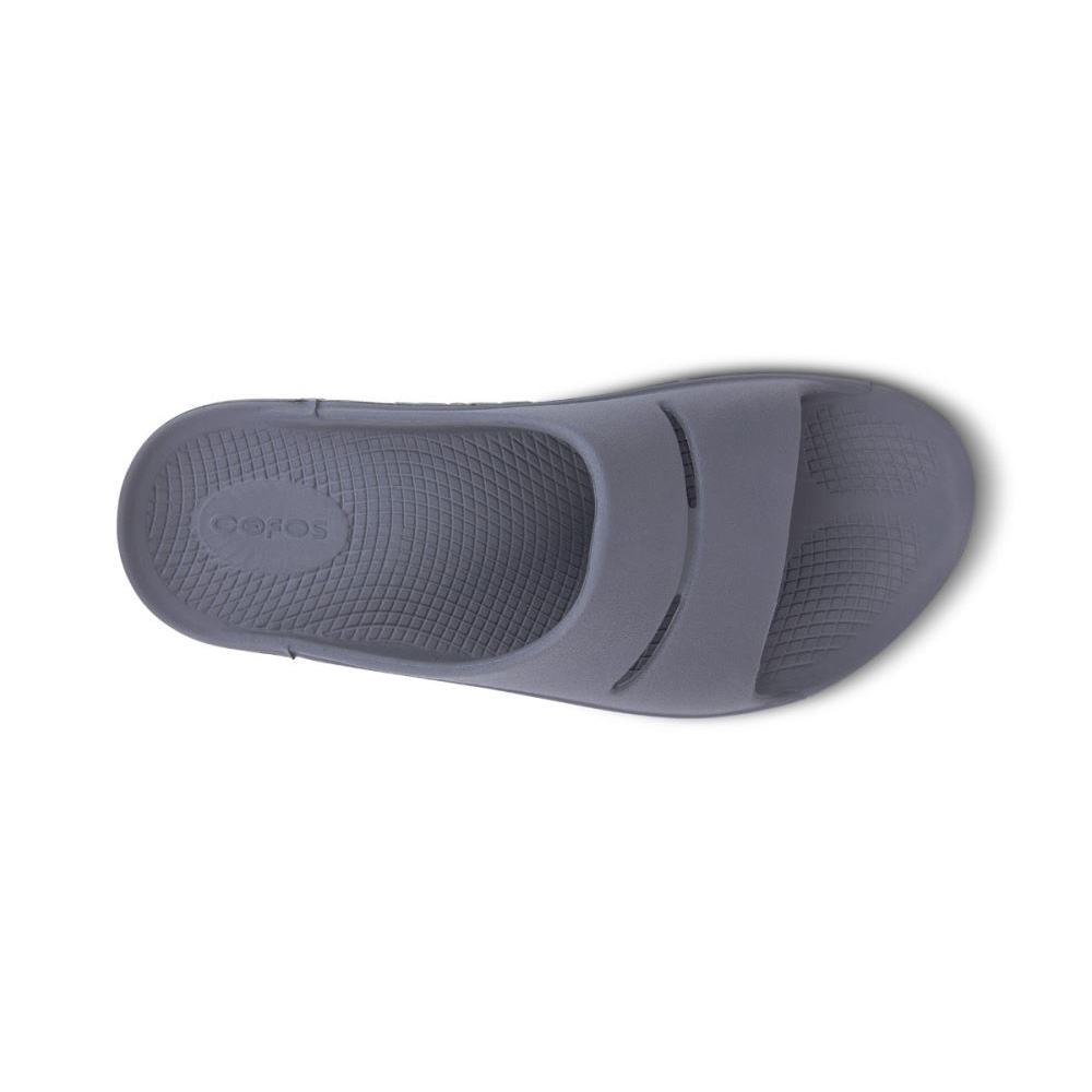 OOFOS OOahh Papucs Sandal Szürke | T59OUDQ