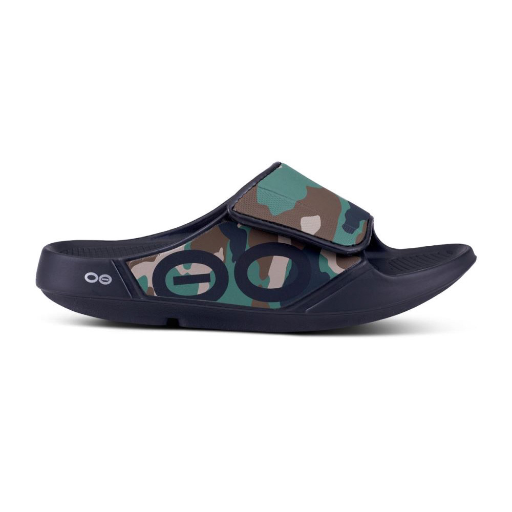 OOFOS OOahh Sport Flex Sandal Camo | AD5PSX7