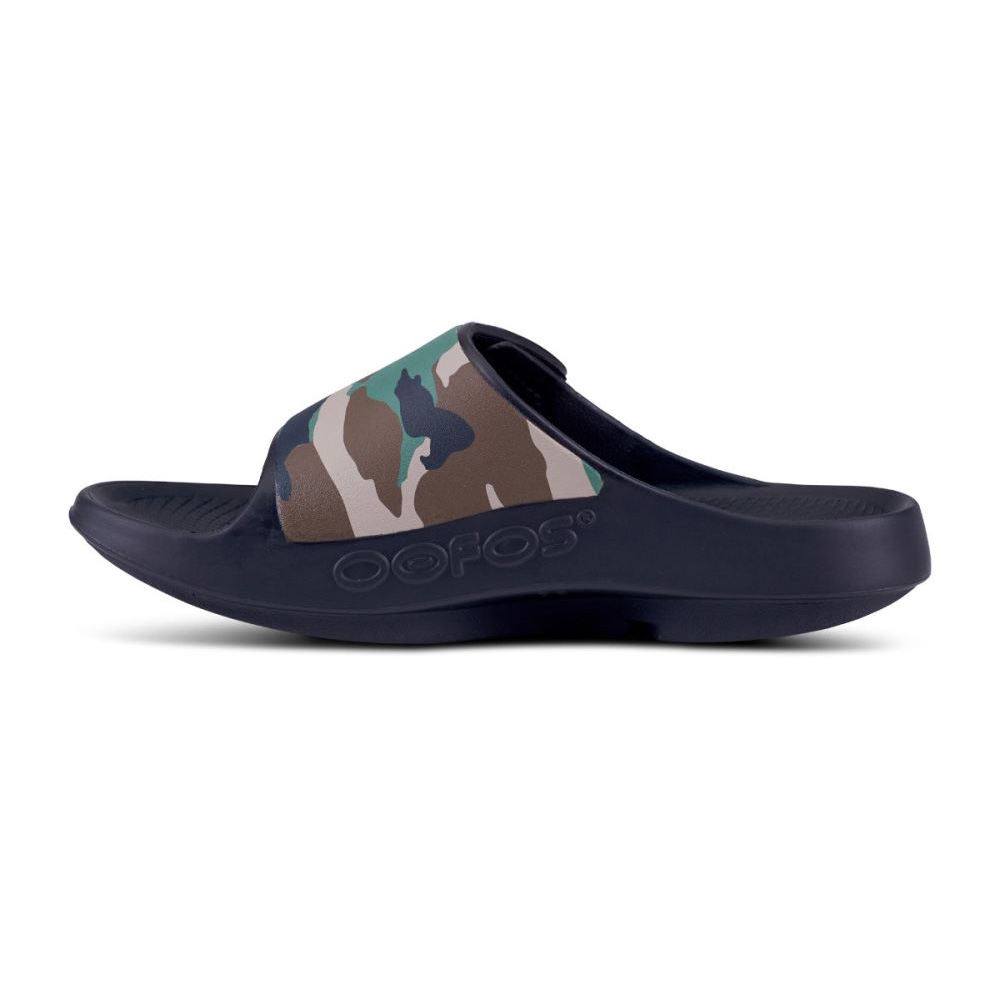 OOFOS OOahh Sport Flex Sandal Camo | AD5PSX7