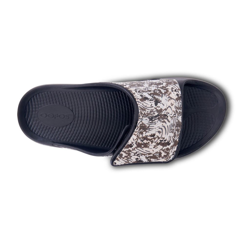 OOFOS OOahh Sport Flex Sandal Camo | QSQNHU2