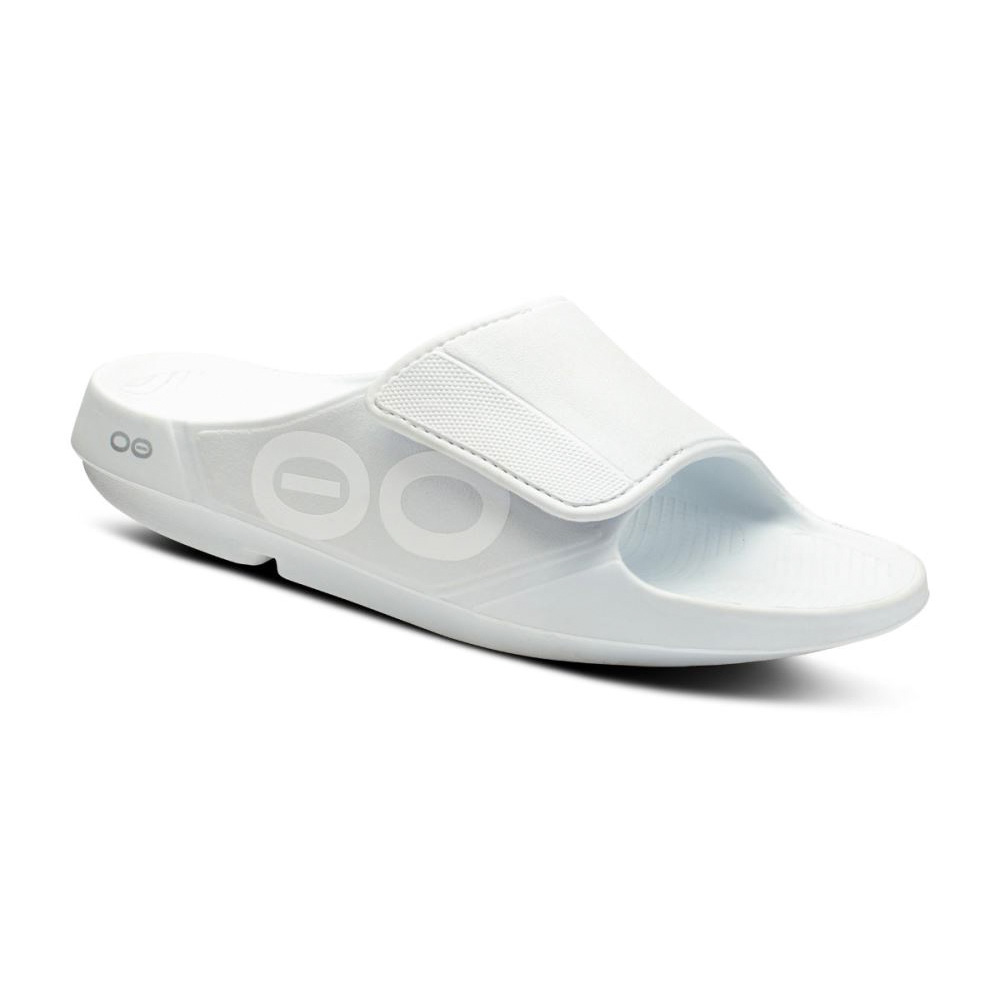 OOFOS OOahh Sport Flex Sandal Fehér | J99RSQ2