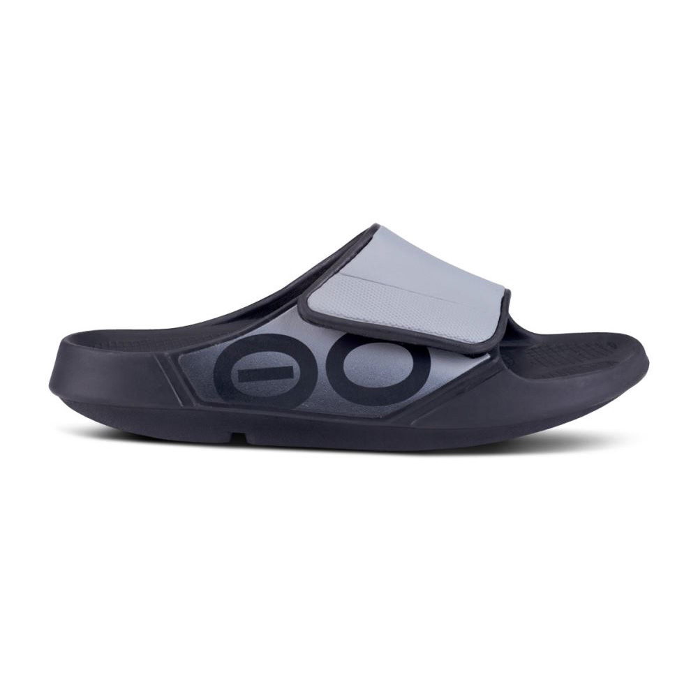 OOFOS OOahh Sport Flex Sandal Szürke | EN1EQ9I