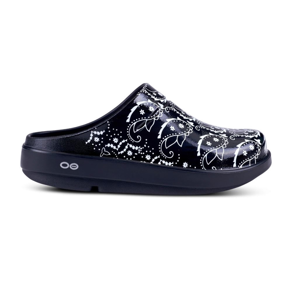 OOFOS OOcloog Limited Edition Clog Fekete | 775YN83