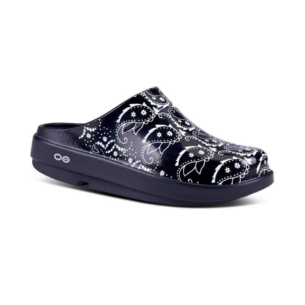 OOFOS OOcloog Limited Edition Clog Fekete | 775YN83