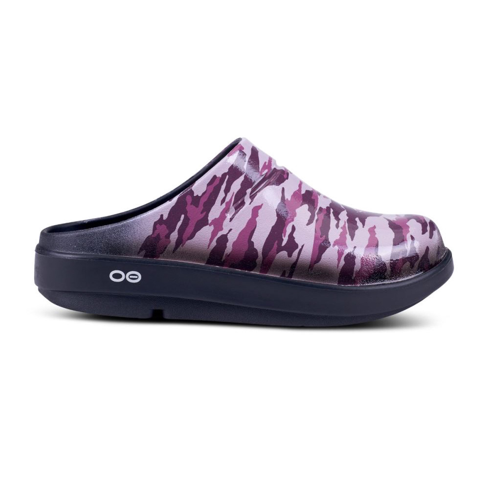 OOFOS OOcloog Limited Edition Clog Lila Camo | STIHIVK