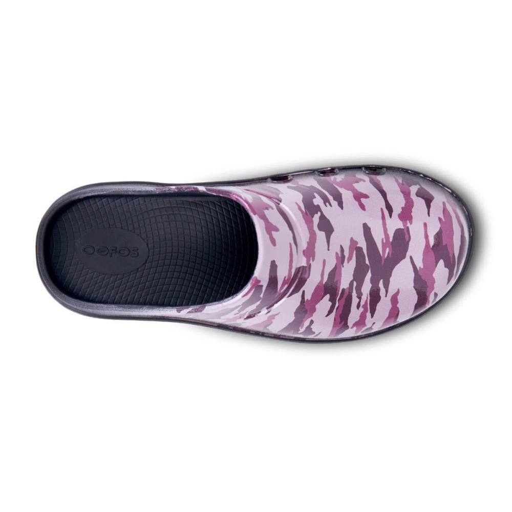 OOFOS OOcloog Limited Edition Clog Lila Camo | STIHIVK