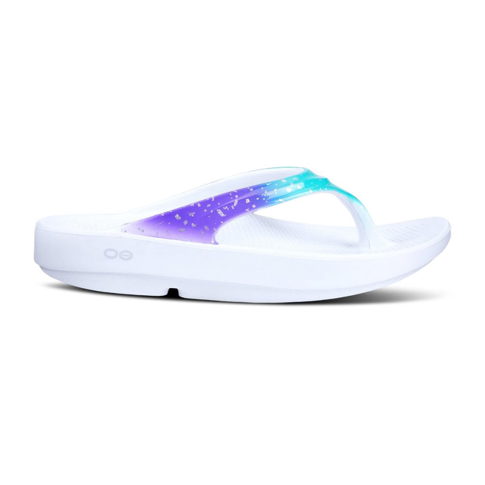 OOFOS OOlala Limited Sandal Fehér | 0YXW0WW