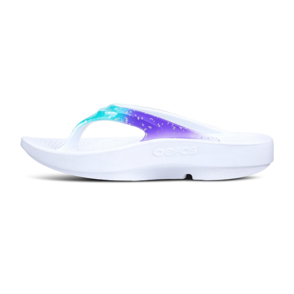 OOFOS OOlala Limited Sandal Fehér | 0YXW0WW