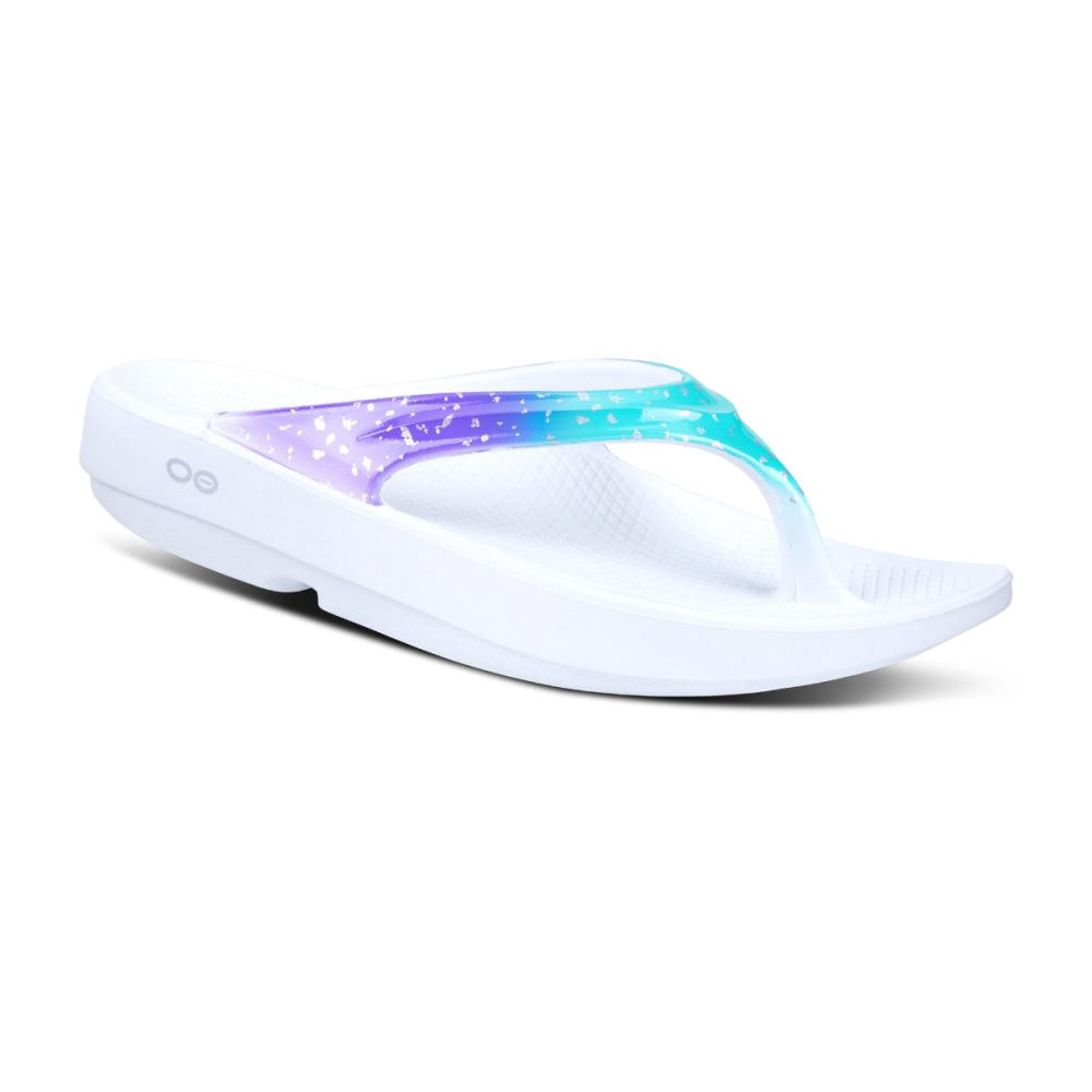 OOFOS OOlala Limited Sandal Fehér | 0YXW0WW