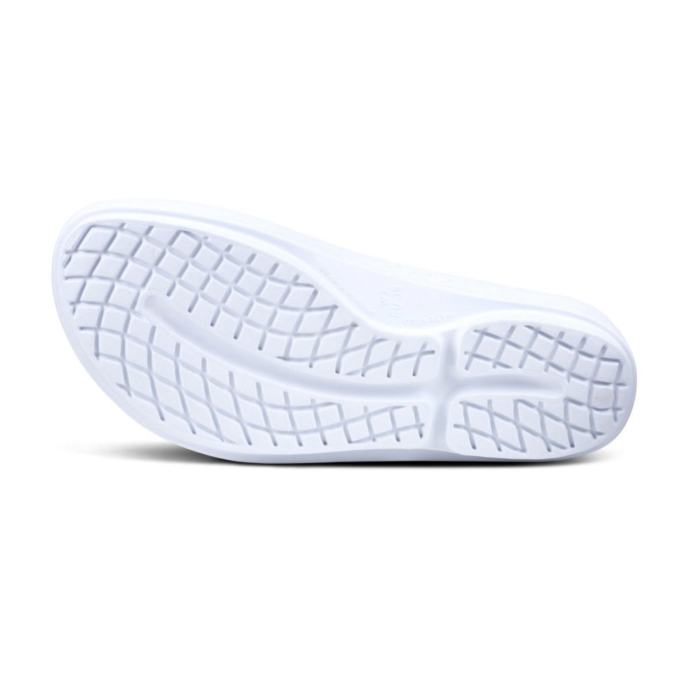 OOFOS OOlala Limited Sandal Fehér Piros | 71C20OX