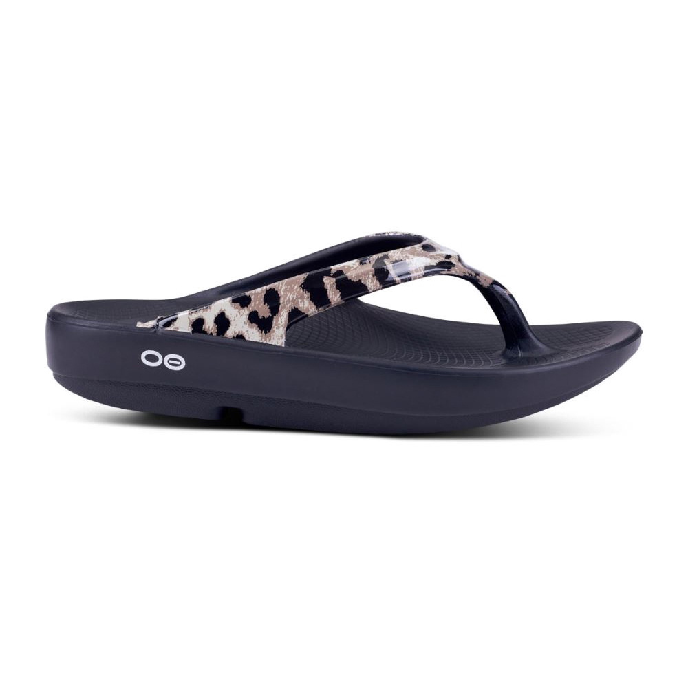 OOFOS OOlala Limited Sandal Fekete | 1R9ZAVE