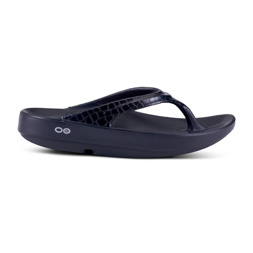 OOFOS OOlala Limited Sandal Fekete | M5O3K3J