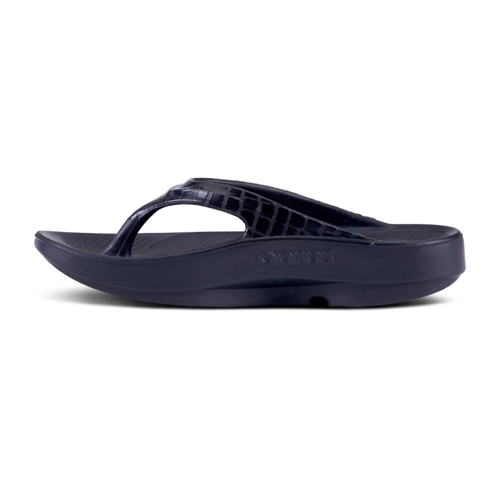 OOFOS OOlala Limited Sandal Fekete | M5O3K3J