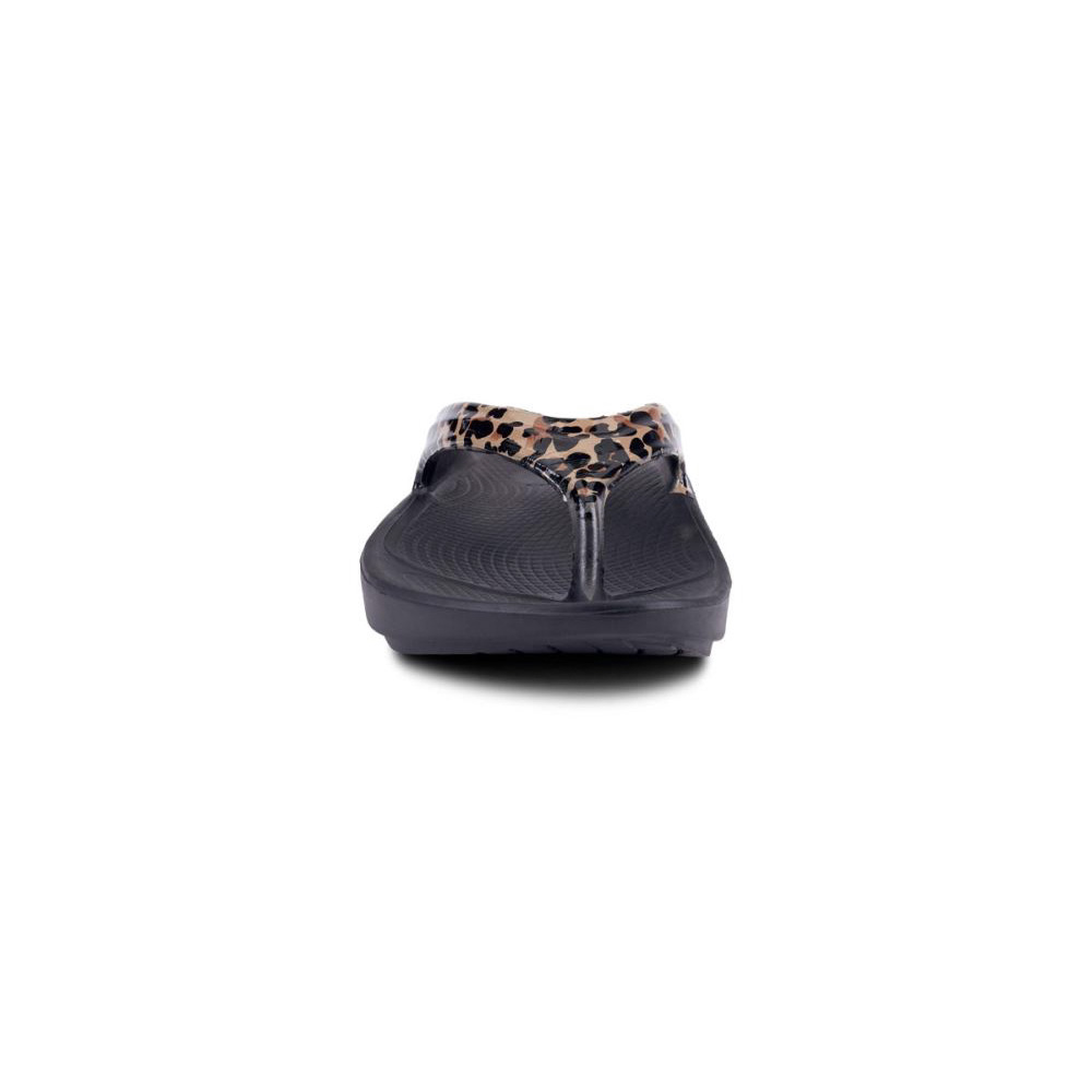 OOFOS OOlala Limited Sandal Leopárd | 4IT8L50