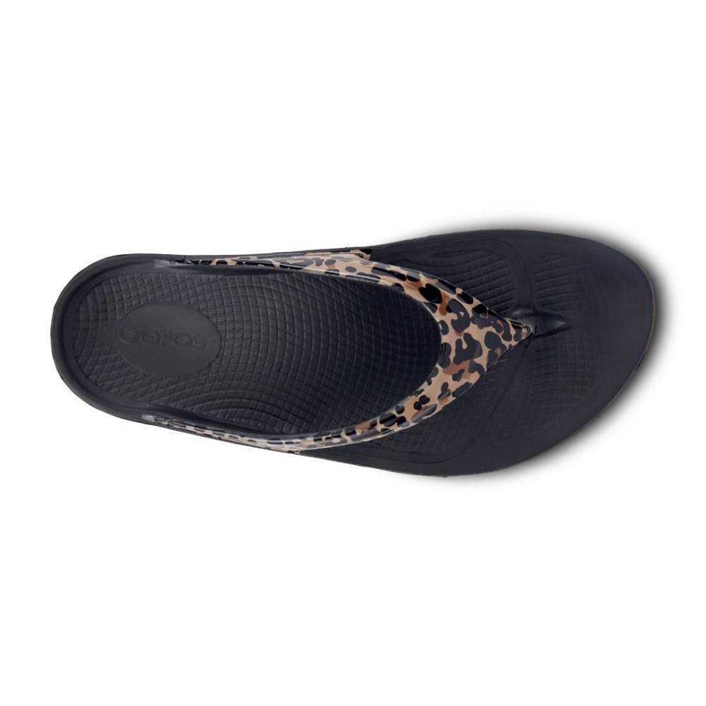 OOFOS OOlala Limited Sandal Leopárd | 4IT8L50