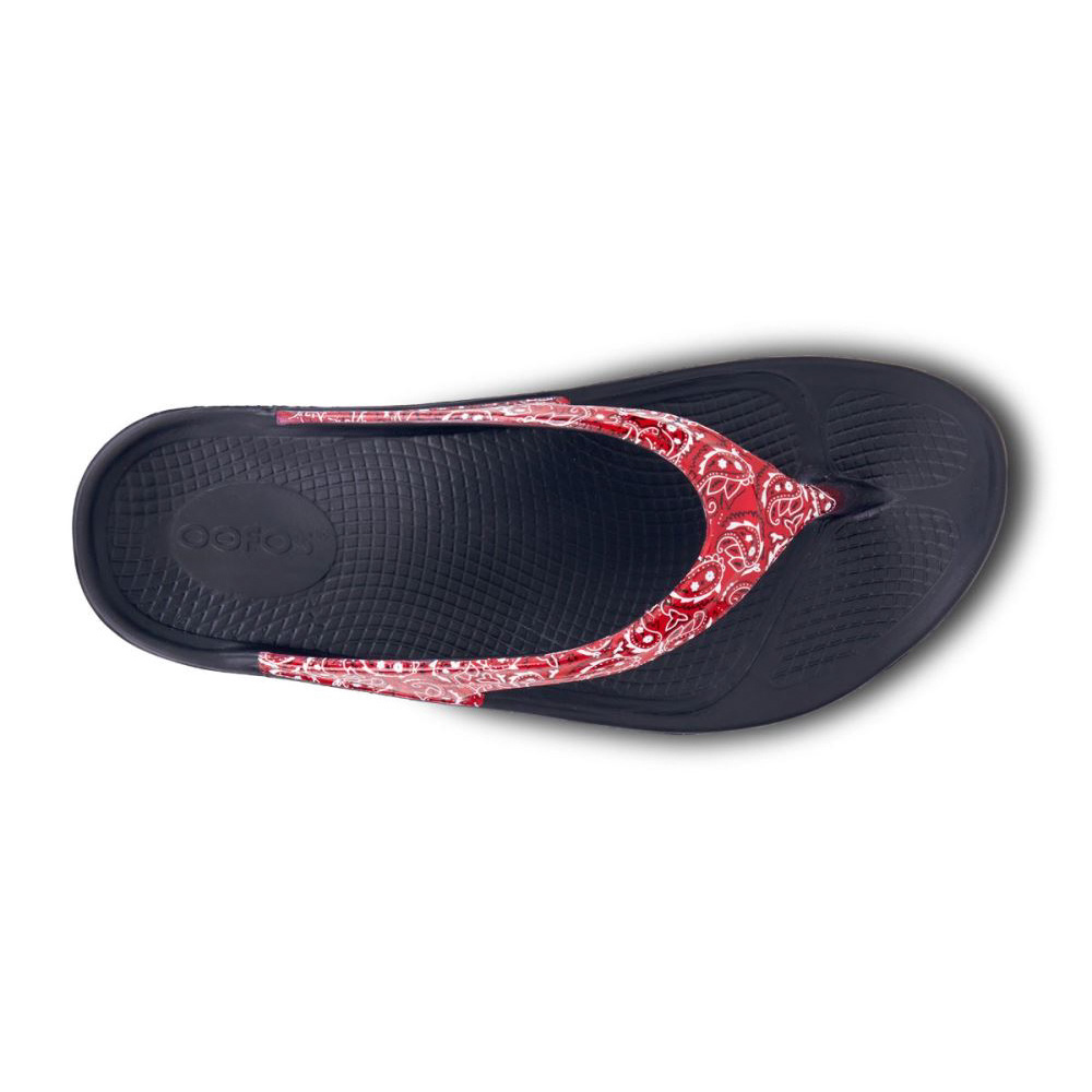 OOFOS OOlala Limited Sandal Piros | 6EIMK2F