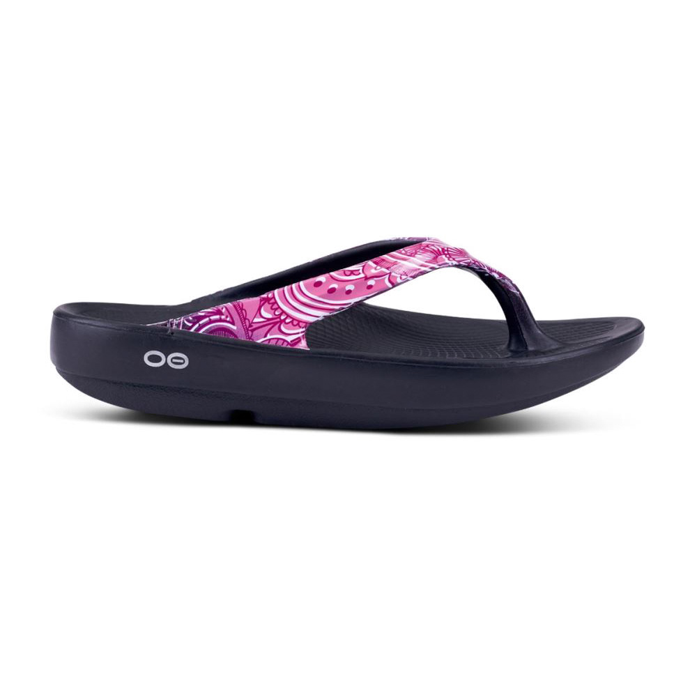 OOFOS OOlala Limited Sandal Rózsaszín | IXN2DQU