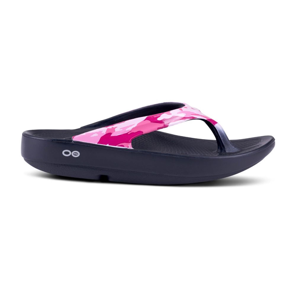 OOFOS OOlala Limited Sandal Rózsaszín Camo | DSAICAT