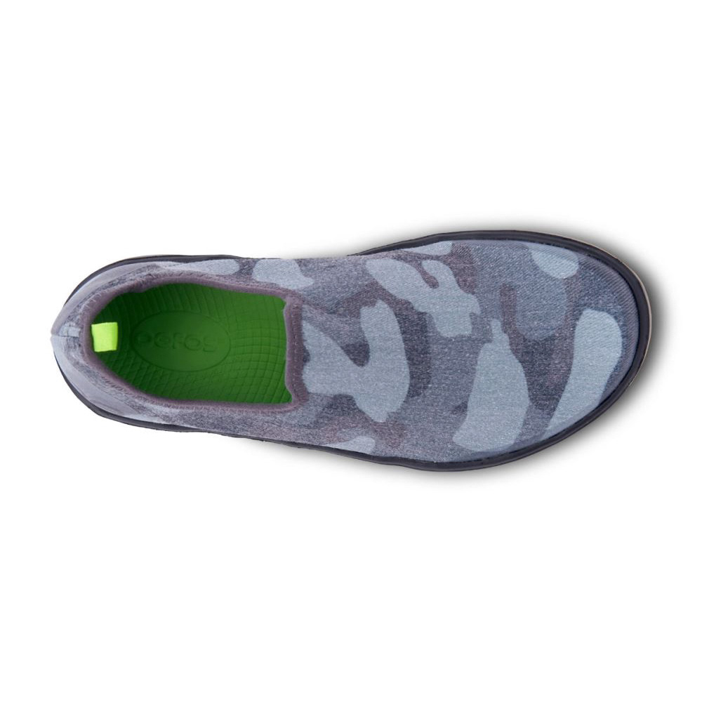 OOFOS OOmg eeZee Low Shoe Fekete Camo | QXH9GO9