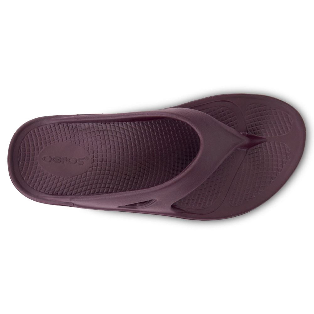 OOFOS OOriginal Sandal Sötétpiros | 1FAETXB