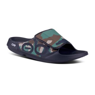 OOFOS OOahh Sport Flex Sandal Camo | AD5PSX7