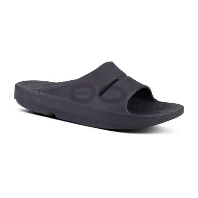 OOFOS OOahh Sport Papucs Sandal Fekete | MNQO9E5