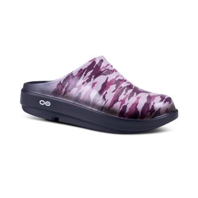 OOFOS OOcloog Limited Edition Clog Lila Camo | STIHIVK