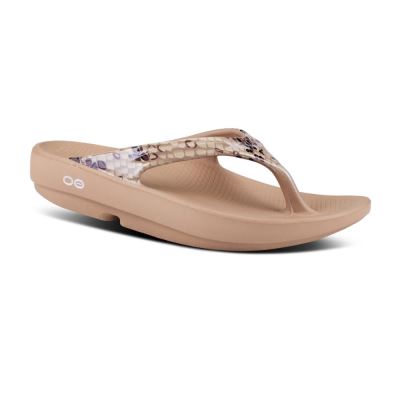 OOFOS OOlala Limited Sandal Kígyóbőr | M7IDHNB