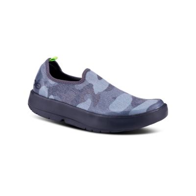 OOFOS OOmg eeZee Low Shoe Fekete Camo | QXH9GO9