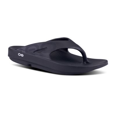 OOFOS OOriginal Sport Sandal Fekete | EY47NZD